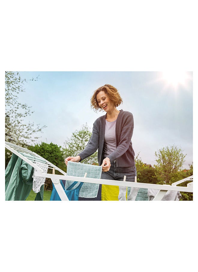 Vileda Solar Resin X-Leg Indoor and Outdoor Cloth Dryer 20m, Weatherproof , Lightweight, Stabile - White (182 x 110 cm) 157218 - pzsku/ZBBA6B7B0C5D19DC76C52Z/45/_/1694076000/2b310a43-1cd5-4ac5-a0f4-b2e5b692ac5a