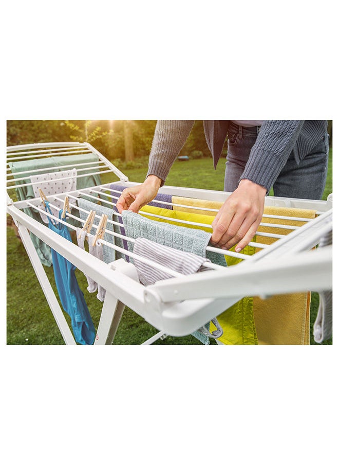 Vileda Solar Resin X-Leg Indoor and Outdoor Cloth Dryer 20m, Weatherproof , Lightweight, Stabile - White (182 x 110 cm) 157218 - pzsku/ZBBA6B7B0C5D19DC76C52Z/45/_/1694076000/e4605346-9151-44e0-bb2a-6f7539c746f5