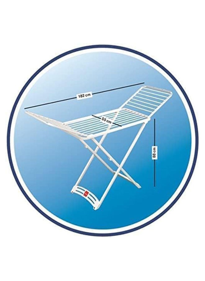Vileda Solar Resin X-Leg Indoor and Outdoor Cloth Dryer 20m, Weatherproof , Lightweight, Stabile - White (182 x 110 cm) 157218 - pzsku/ZBBA6B7B0C5D19DC76C52Z/45/_/1694076002/b5cb25bd-f092-48cf-a52e-99114617fa2e