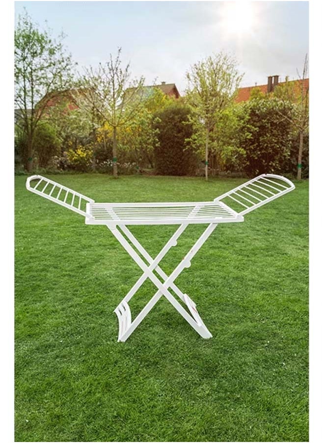 Vileda Solar Resin X-Leg Indoor and Outdoor Cloth Dryer 20m, Weatherproof , Lightweight, Stabile - White (182 x 110 cm) 157218 - pzsku/ZBBA6B7B0C5D19DC76C52Z/45/_/1714130391/6e740250-8a63-40e1-afbd-1868c0f8c809