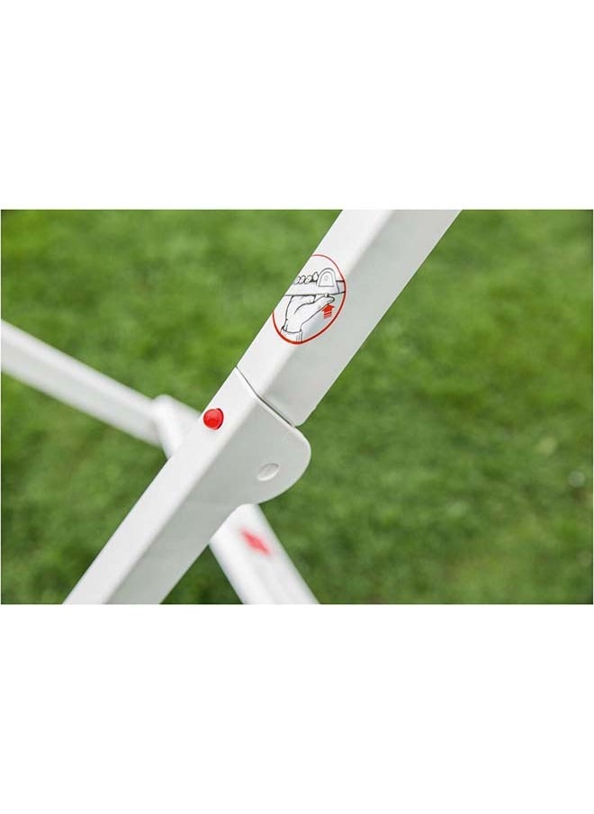 Vileda Solar Resin X-Leg Indoor and Outdoor Cloth Dryer 20m, Weatherproof , Lightweight, Stabile - White (182 x 110 cm) 157218 - pzsku/ZBBA6B7B0C5D19DC76C52Z/45/_/1714130391/b47de760-2f8e-4ab7-8492-8f92384d6931