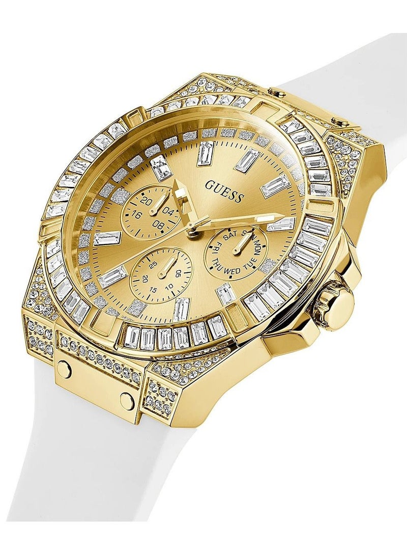 GUESS Men's Analog Silicone Wrist Watch - GW0208G3 - 47 mm - Image 3