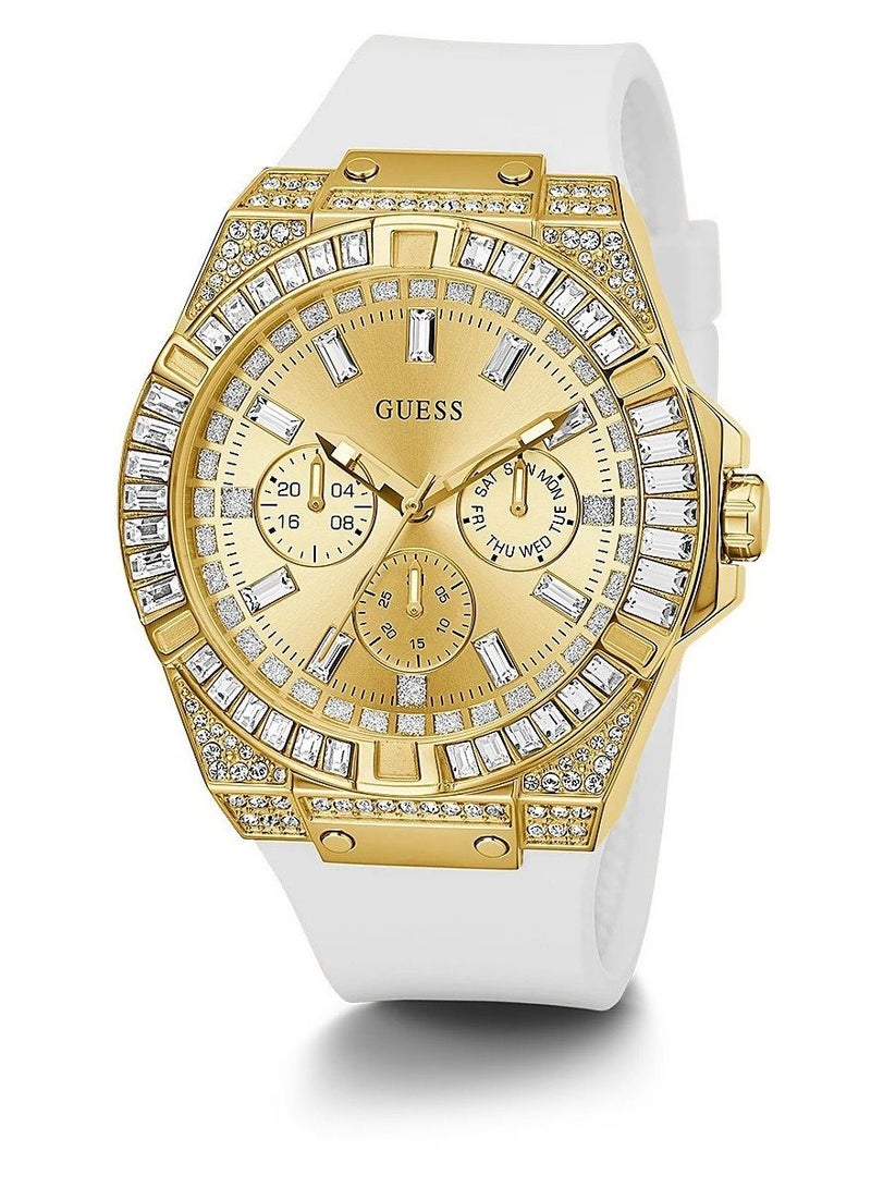 GUESS Men's Analog Silicone Wrist Watch - GW0208G3 - 47 mm - Image 4