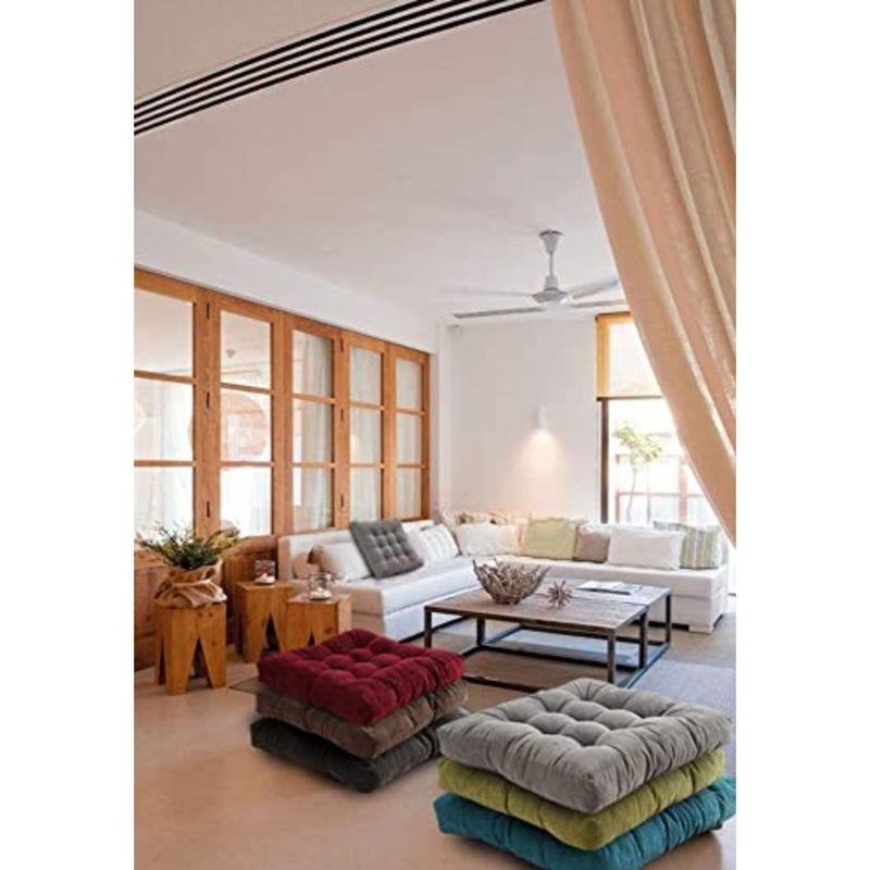 Floor Pillow, Floor Cushion, Square Large Pillows Seating for Adults, Tufted Corduroy Floor Cushion for Living Room Tatami - Image 5