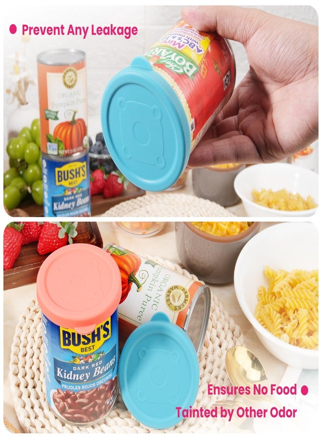 LUVCOSY 2 Packs 3.0-inch Silicone Lids Covers for Can | Fit 3.0-inch/7.6cm Cans | Leak-proof and Reusable Can Toppers for Canned Food | Tight-Seal Food Saver Lid | Dishwasher Safe (Can NOT Included) - Image 4