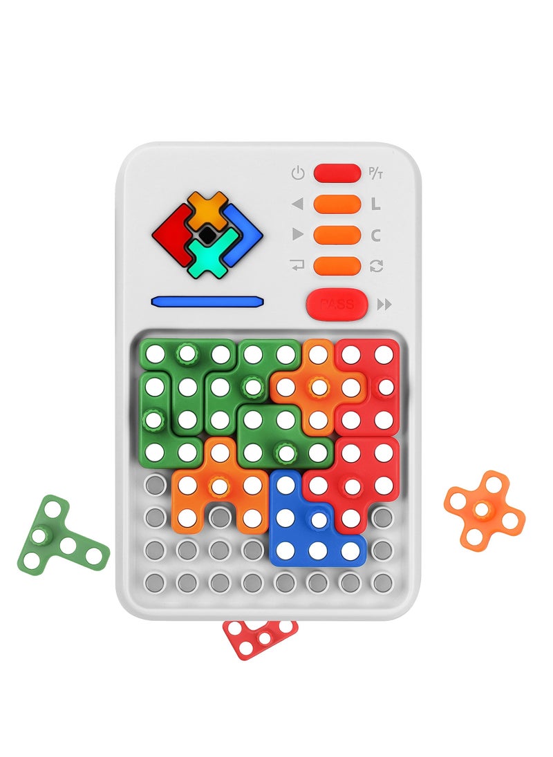 SYOSI Super Blocks Game, Brain Teaser Puzzle Solve Game for Kids Teens, Multiple Blocks Pattern Matching Game for Kids Teens Boys Girls Birthday Gifts Travel Games  - Image 1