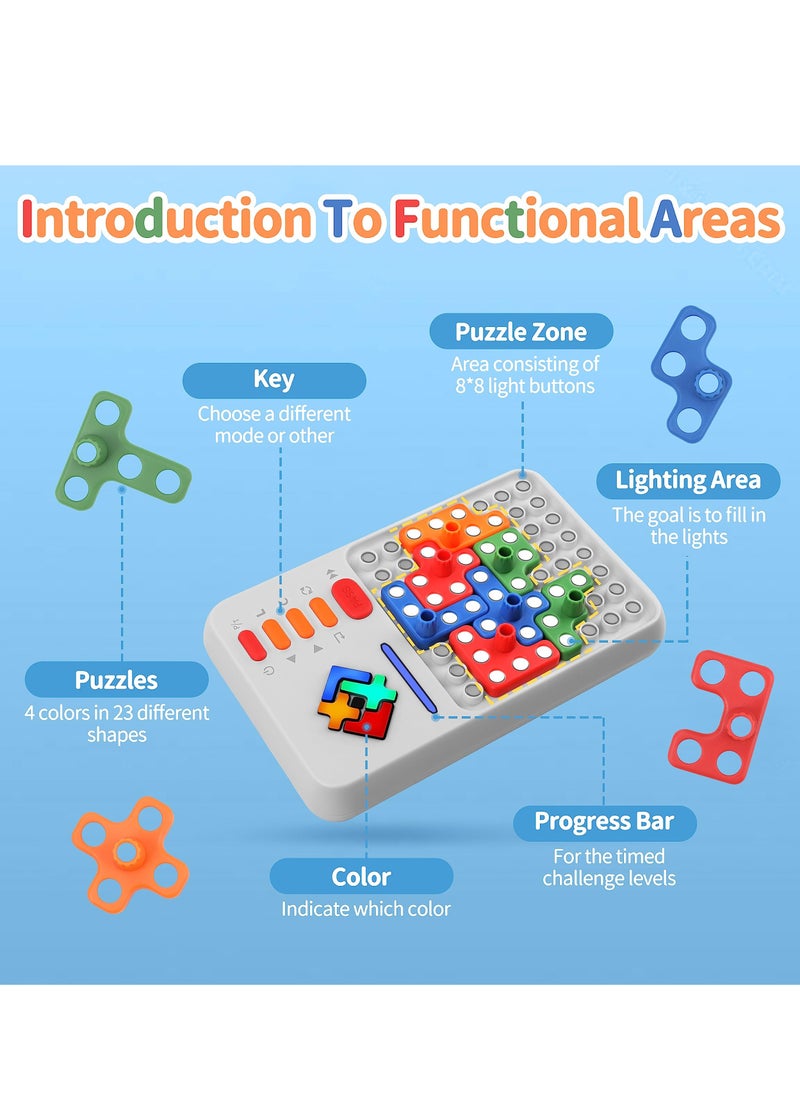 SYOSI Super Blocks Game, Brain Teaser Puzzle Solve Game for Kids Teens, Multiple Blocks Pattern Matching Game for Kids Teens Boys Girls Birthday Gifts Travel Games  - Image 2