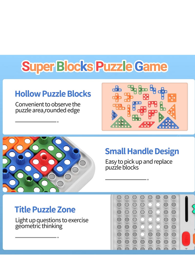 Super Blocks Game, Brain Teaser Puzzle Solve Game for Kids Teens, Multiple Blocks Pattern Matching Game for Kids Teens Boys Girls Birthday Gifts Travel Games - pzsku/ZBBA6F6D589F302FBAF5AZ/45/_/1698744207/ce14c84a-cbc5-40e5-ad0c-4b5d95480845