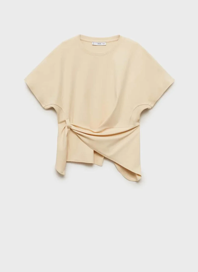 مانجو Knot  Detail T-Shirt