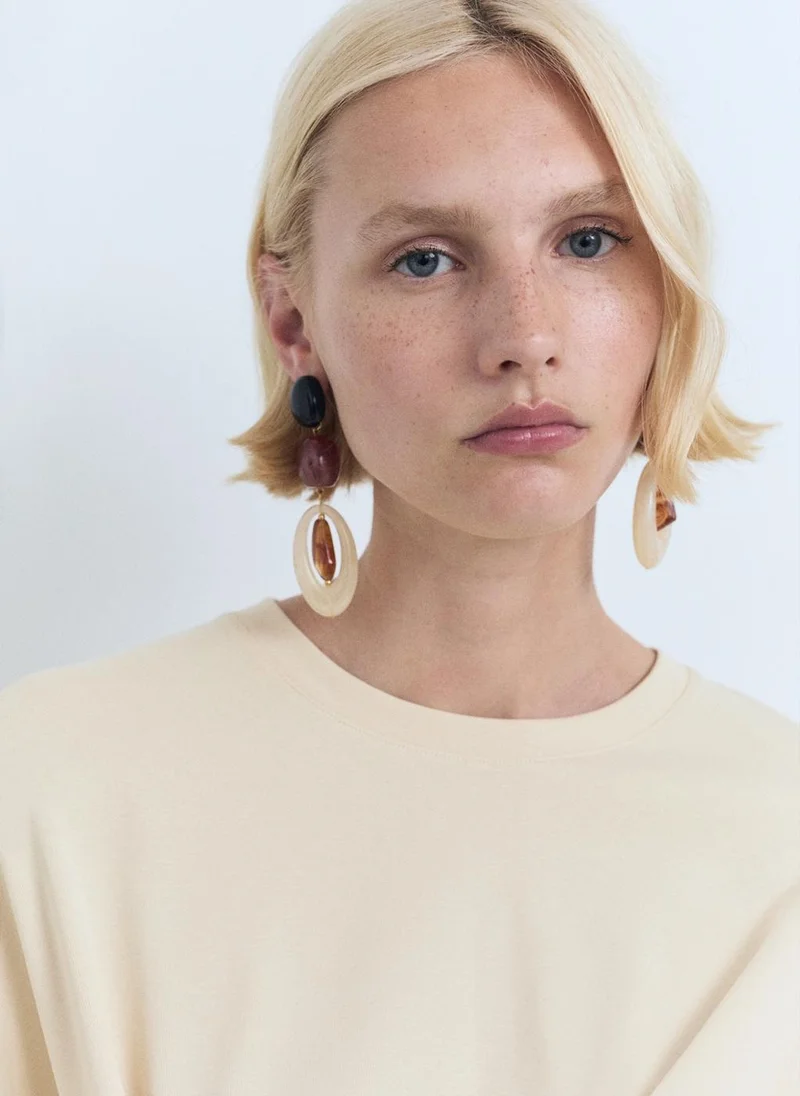 مانجو Knot  Detail T-Shirt