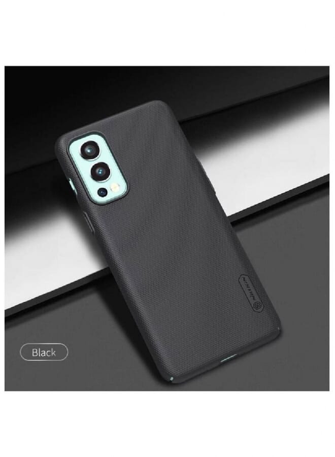 Nillkin Super Frosted Shield Hard Back Case Cover For Oneplus Nord 2 5G Black - Image 2