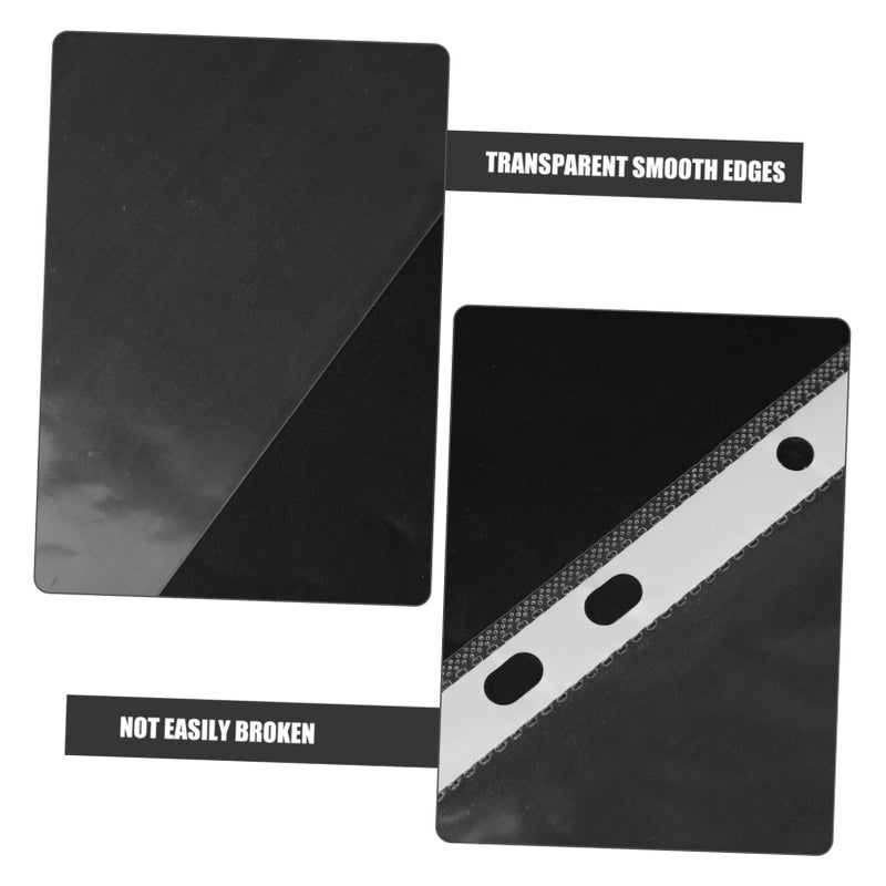 Vinyl Binder Sleeves 100 Pack Pastel File Folders Paper Protectors Pockets - Image 5