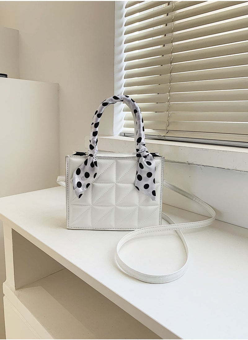 Sharpdo - Fashion Checkered Handbag Shoulder Messenger Bag Chain Bag - Image 1