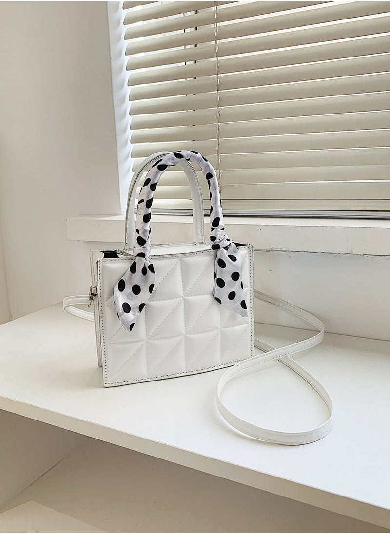 Sharpdo - Fashion Checkered Handbag Shoulder Messenger Bag Chain Bag - Image 1