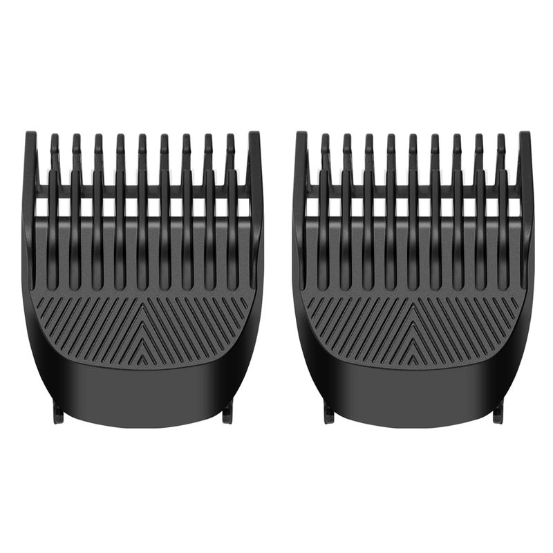2 Pack Replacement Trimmer Guards for Manscaped The Beard Hedger, 20 Different Length Setting (0.5mm to 10mm max.) Comb Attachment Cutting Guide Compatible with Manscaped Beard Trimmer Guards