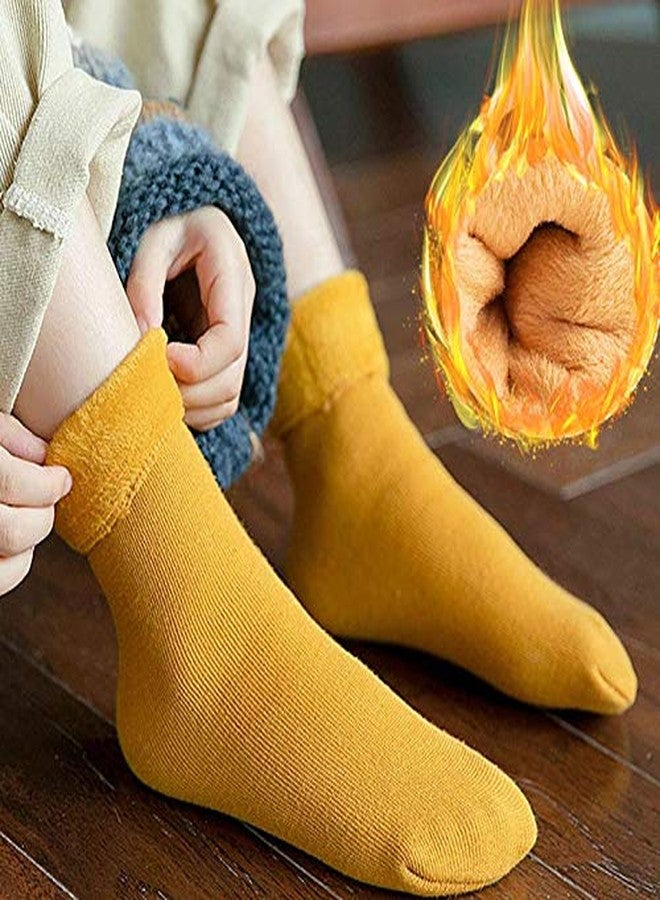 Missby® Unisex Children Thicken Warm Thermal Cashmere Snow Socks (6, 3-5 Years) - Image 2