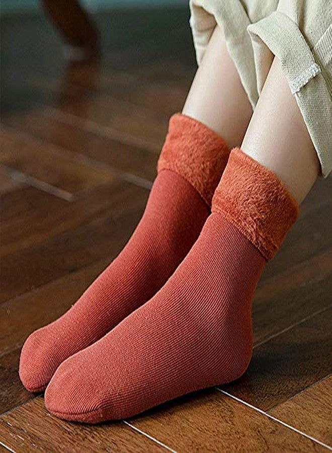 Missby® Unisex Children Thicken Warm Thermal Cashmere Snow Socks (6, 3-5 Years) - Image 3