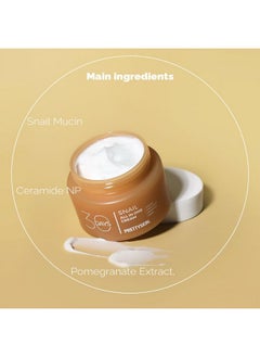 PRETTYSKIN PRETTYSKIN 30days All IN ONE (Toner+Emulsion+Ampoule) Cream 3.38fl.oz. (Snail)  - Image 5
