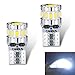 gunhunt Pack2 Car Wide Lights 3W Led Light Bulbs Aluminum Reading Lights License Plate Lights Instrument Lights Auto Bulb Replacements Universal for Most Cars Trucks SUVs White 1702 - Image 2