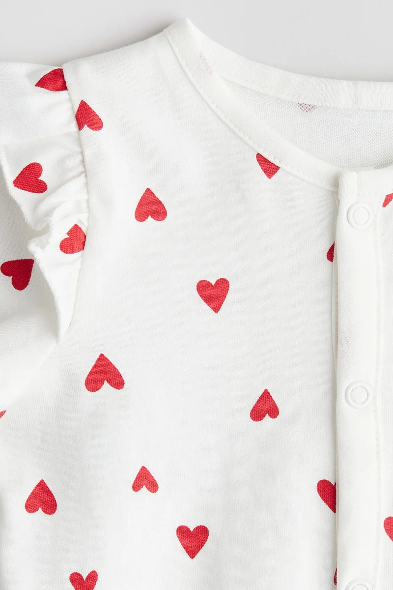 اتش اند ام Patterned sleepsuit