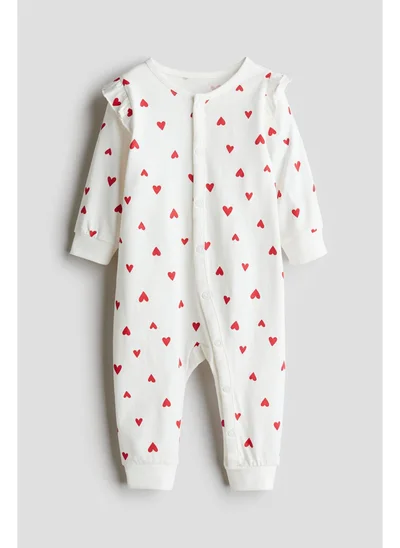 اتش اند ام Patterned sleepsuit