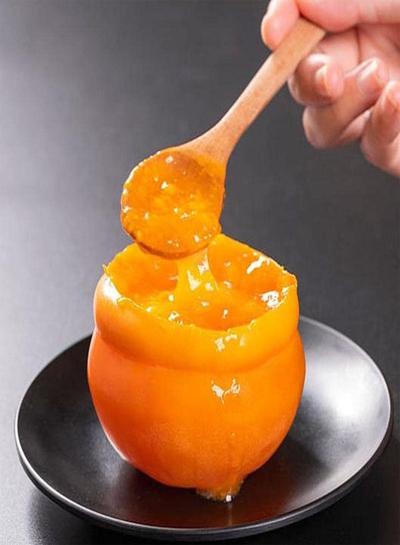 GGOOT 30pcs Persimmon Seeds Planted in Courtyard Balcony Fruit is Smooth and Round is Ideal Fruit Tree for Gardens or Flower Beds - Image 1