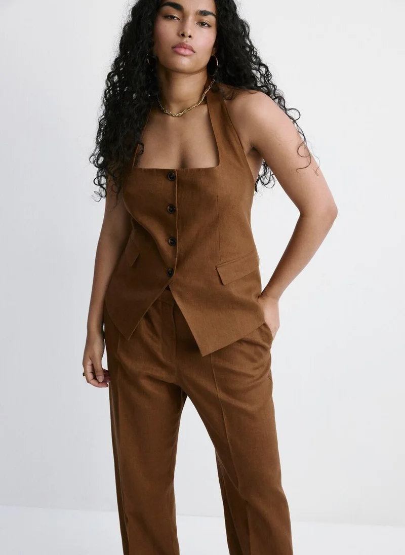 MANGO  Linen suit trousers for Women | Best Price UAE