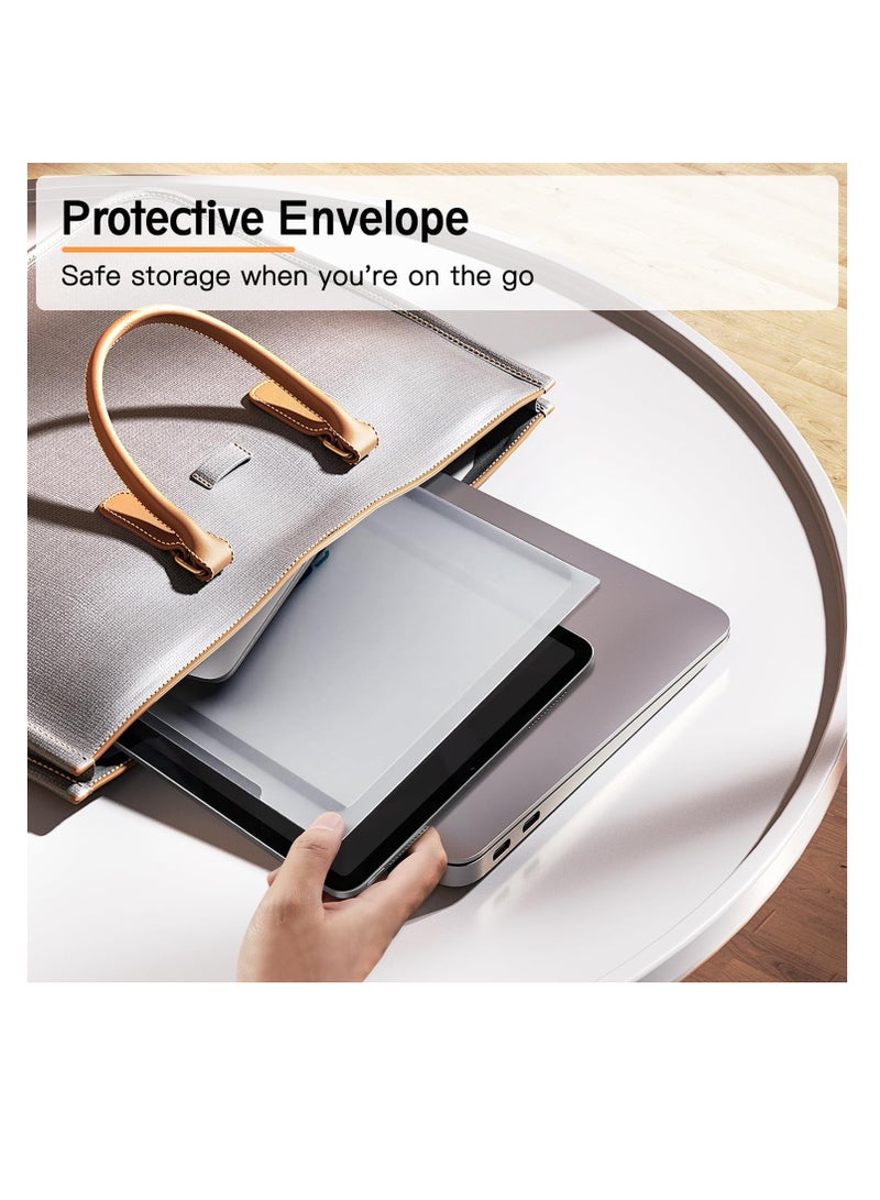 1Pack Magnetic Paper-Feel Screen Protector for iPad Pro 11 Inch M5 2025/M4 2024/iPad Air 11 inch M4 2026/M2 2024/M3 2025, Write and Draw Like on Paper, Detachable & Reusable Matte Film, Compatible with Tempered Film, High Sensitive - Image 4