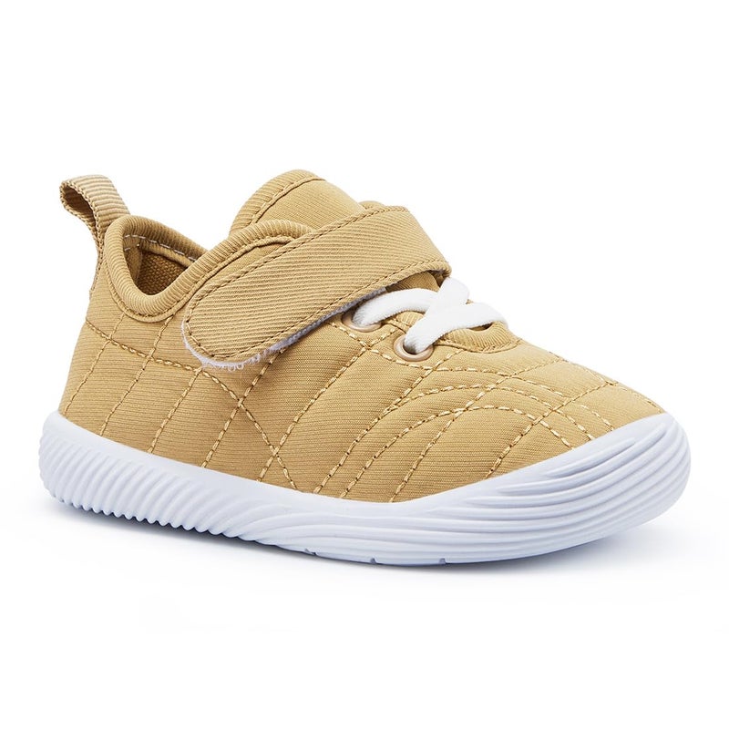 BMCiTYBM BMCiTYBM Baby Shoes Boy Girl Walking Sneakers Infant First Walkers for 6 9 12 18 24 Months Khaki Size 1218 Months Infant 