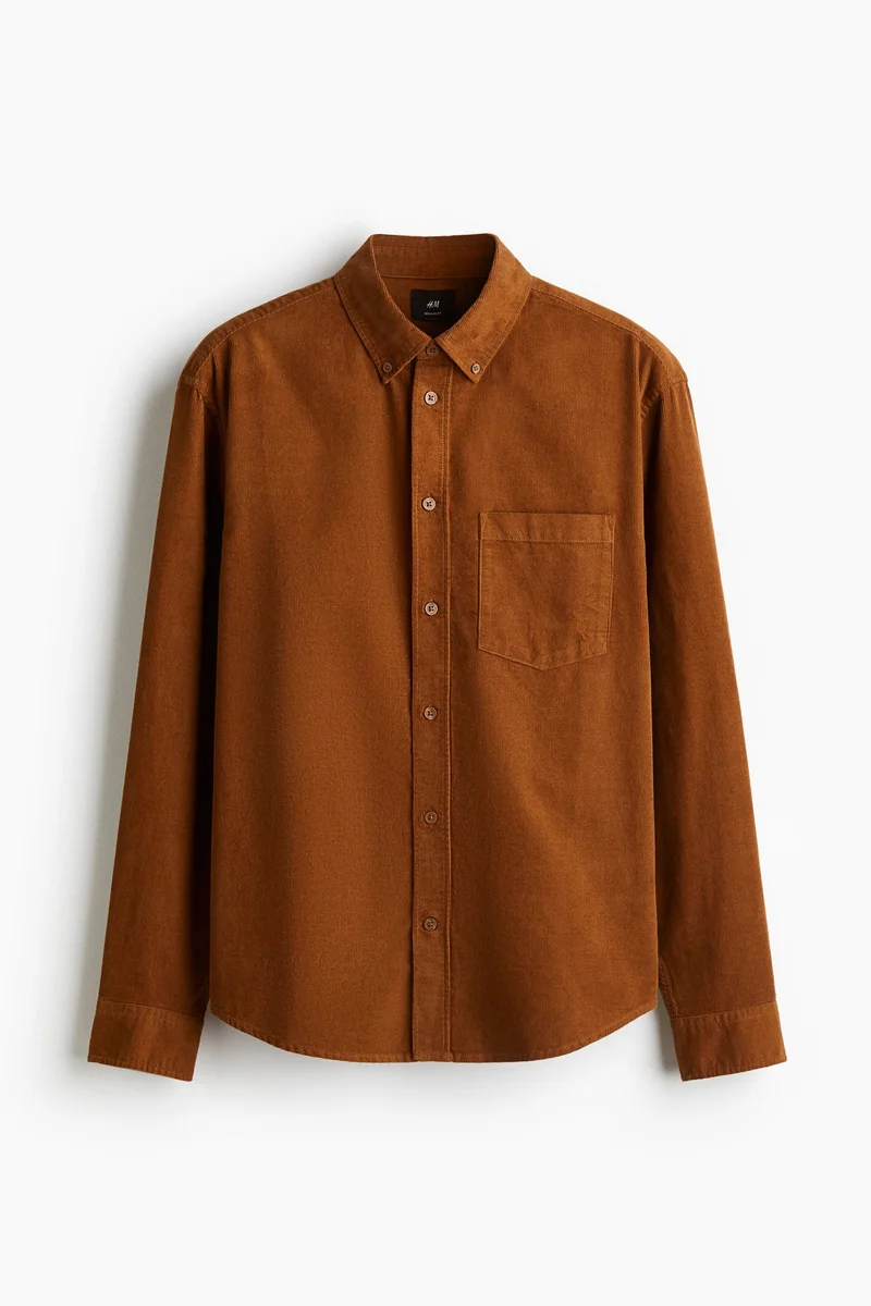 H&M Regular Fit Corduroy shirt
