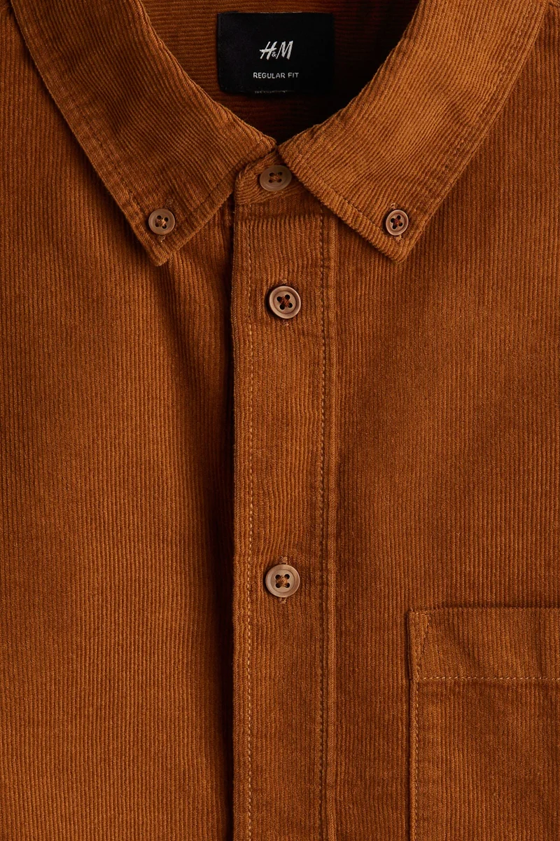 H&M Regular Fit Corduroy shirt