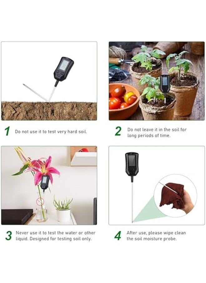 Beauenty 4-in-1 Soil Moisture PH Meter, Soil Tester for Moisture, Light,Nutrients, pH,Soil Ph Test Kit Great for Home and Garden, Lawn, Farm, Indoor & Outdoor Use  - Image 5