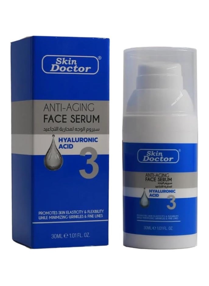 Skin-Doctor Anti-Aging Face Serum with Hyaluronic Acid, 30ml