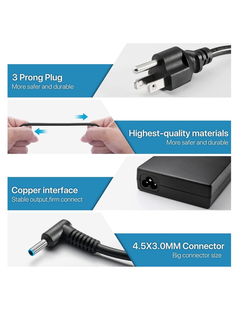 Terabyte 150W 19.5V 7.7A Laptop Notebook Power Adapter For HP 4.5 x 3.0mm, Plug:EU Plug - Image 4