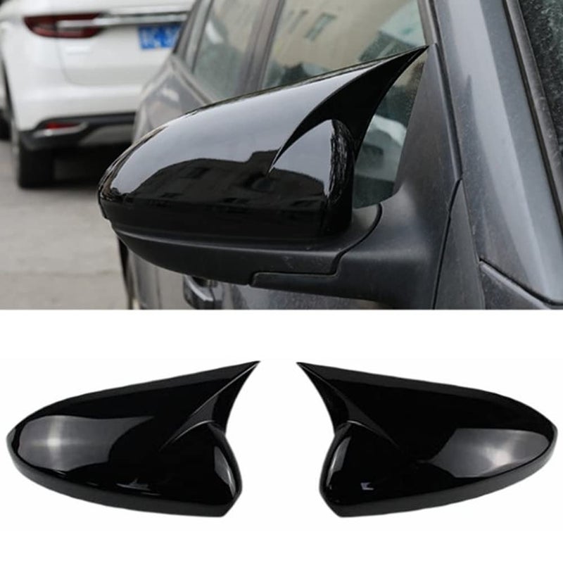 Cakievro for Chevrolet Cruze 20092012 Side Wing Rear View Mirror Covers ABS Trim With OX Horn Car Styling gloss black