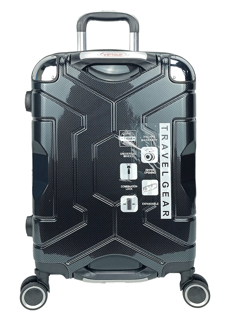 فيبتور طقم حقائب سفر بعجلات من 3 قطع TPC عجلات جانبية صلبة مع قفل TSA - Image 2