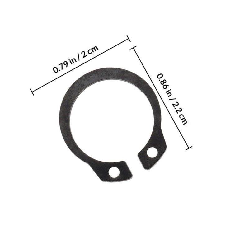 Metal Hydraulic Jack Circlip Kit 2 Ton C-Shaped Retention Clips - Image 3