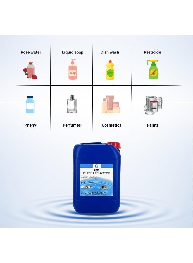 THRILL DISTILLED WATER 10L CAN Â€“ PREMIUM PURITY FOR AUTOMOTIVE, LABORATORY, INDUSTRIAL, AND HOUSEHOLD NEEDS - Image 3