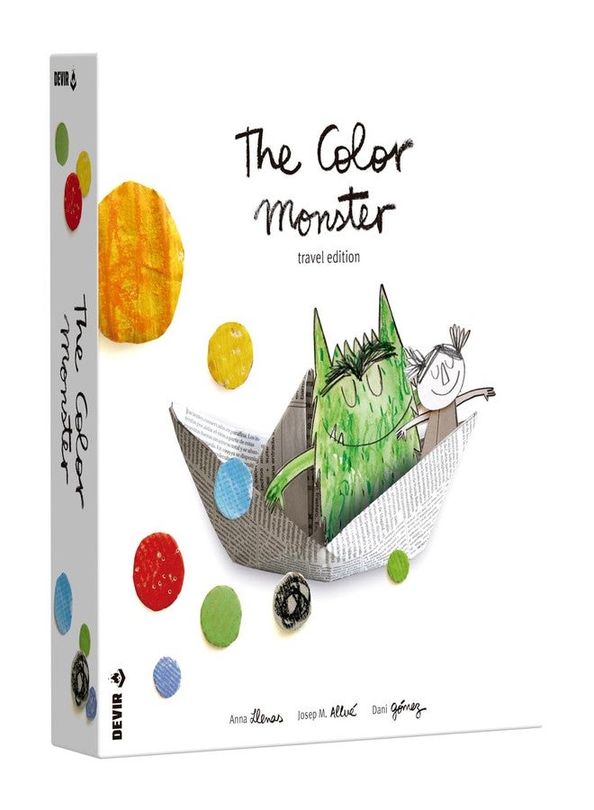 Devir - The Color Monster Travel Board Game, Cooperative Emotional Learning Game for Kids & Families, 2-5 Players, Ages 4+, Playtime 25, (English Version) - Image 1