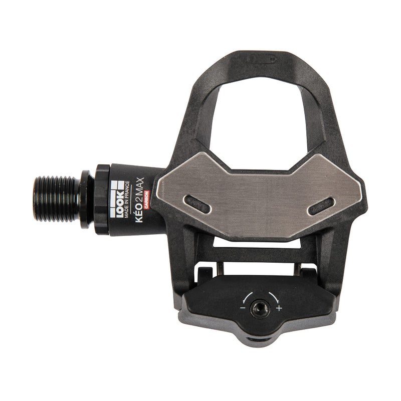 Look دواسات دراجة LOOK Cycle - KEO 2 Max Carbon - منطقة اتصال كبيرة 500mm² - دواسة بدون مشبك - نقل طاقة كامل - دواسات خفيفة الوزن للغاية، جسم من الكربون - توتر قابل للتعديل - Image 2