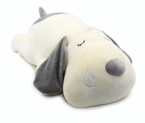 Vintoys Very Soft Dog Big Hugging Pillow Plush Puppy Stuffed Animals Gray 235 - Image 1