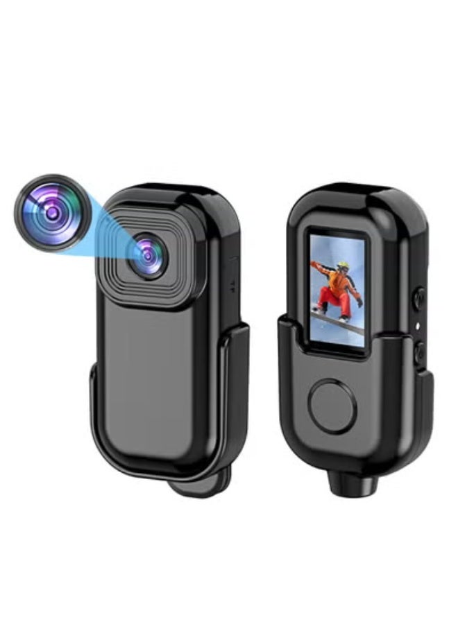 GULFLINK Mini Wi-Fi Action Camera 1080P 30fps Digital Video Camera with 0.96in LCD Screen Built-in Rechargeable Battery Motion Detection with Mount Back Clip Protective Cover - Image 1