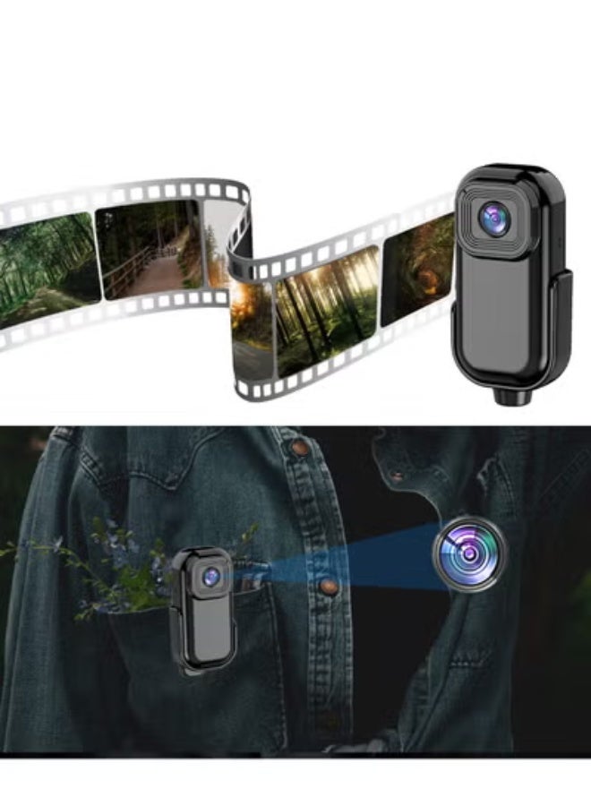 GULFLINK Mini Wi-Fi Action Camera 1080P 30fps Digital Video Camera with 0.96in LCD Screen Built-in Rechargeable Battery Motion Detection with Mount Back Clip Protective Cover - Image 4