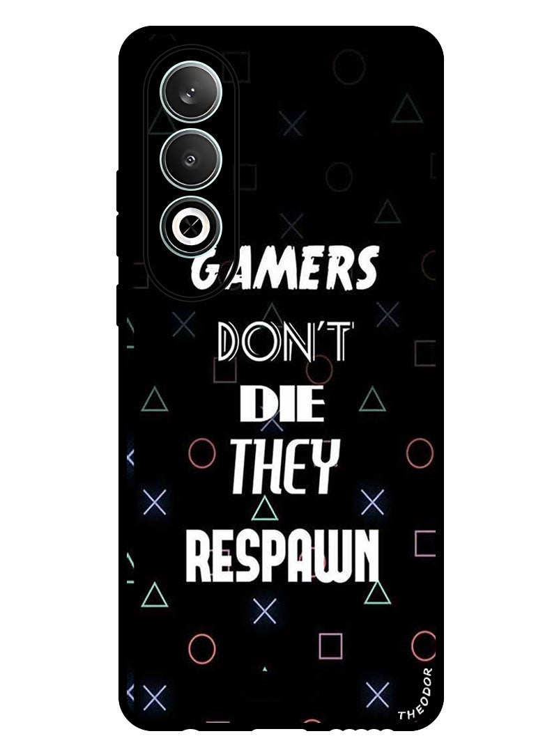 Theodor Protective Case Anti Scratch Shock Proof Bumper Cover For OnePlus Nord CE 4 Gamers Dont Die - Image 1