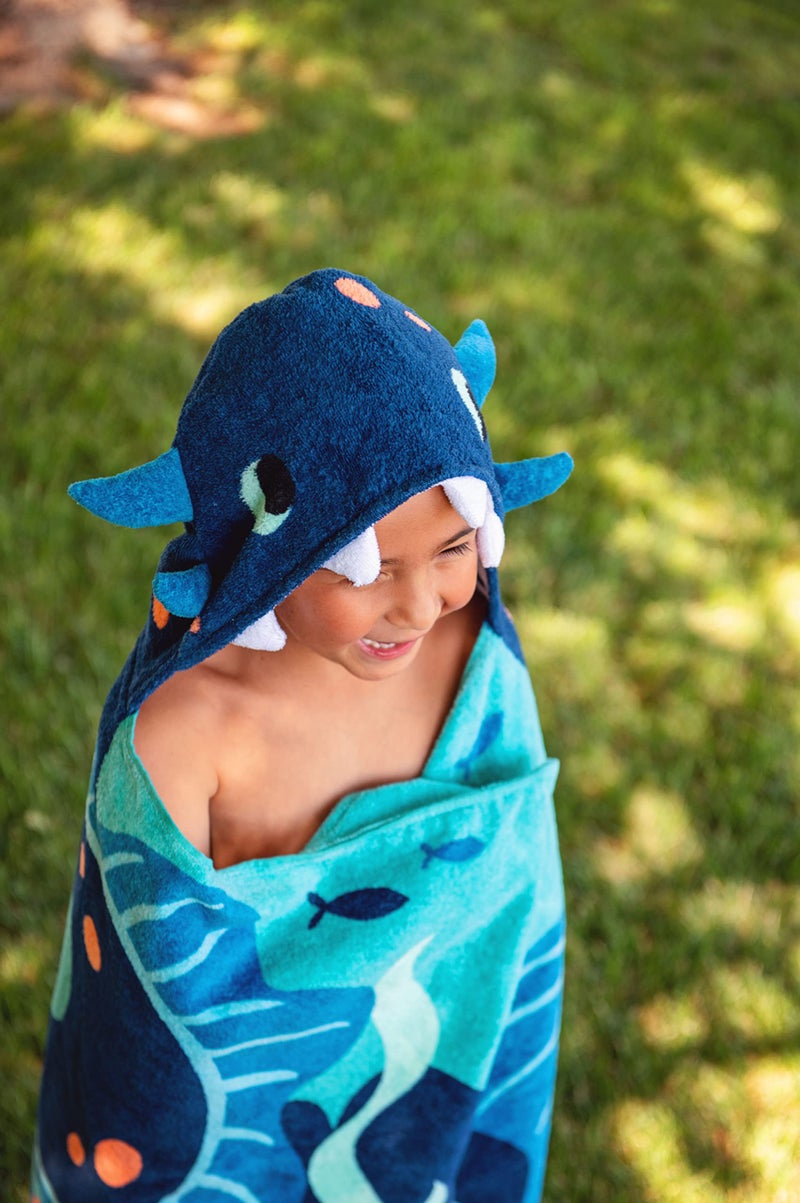 Stephen Joseph girls HOODED TOWEL, Mermaid, 46 X24 US - Image 3