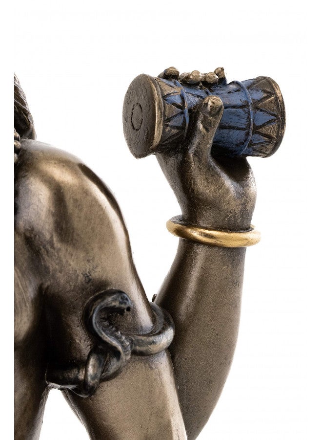 Top Collection Shiva Statue in Padmasana Lotus Pose-Hindu God of Destroying Evil, Ignorance, and Death Sculpture - Collectible Figurine (Cold Cast Bronze) - Image 5