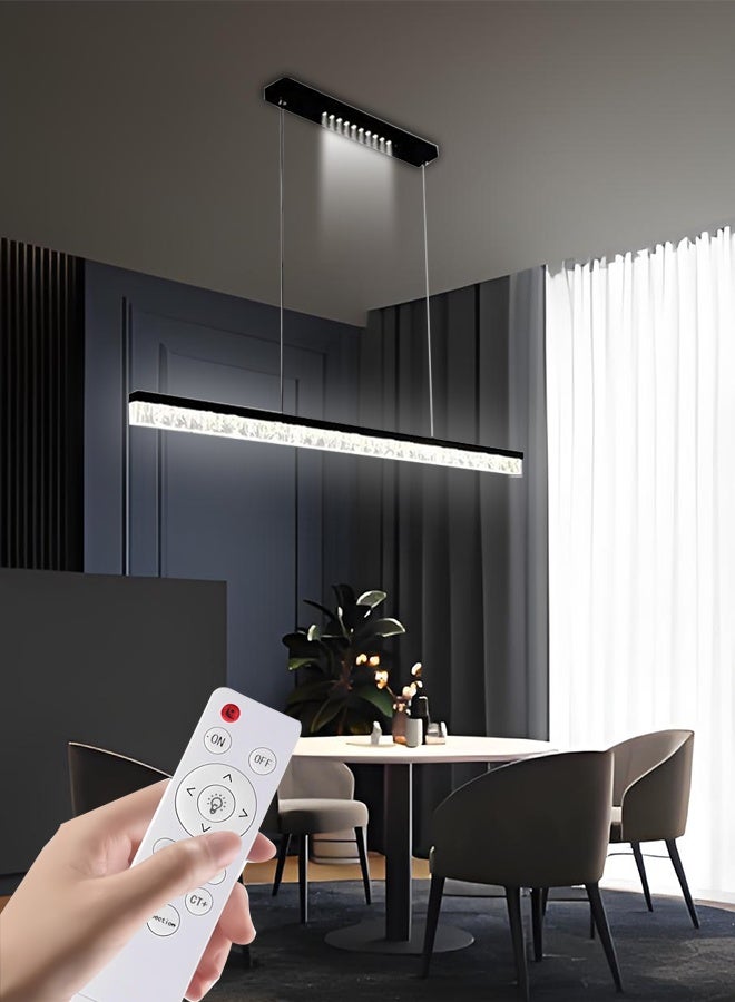 أضواء المطعم طويلة الشكل القلادة، منضدة الحد الأدنى البسيطة والحديثة، منضدة الطعام، غرفة الطعام، أضواء المطعم - Image 1