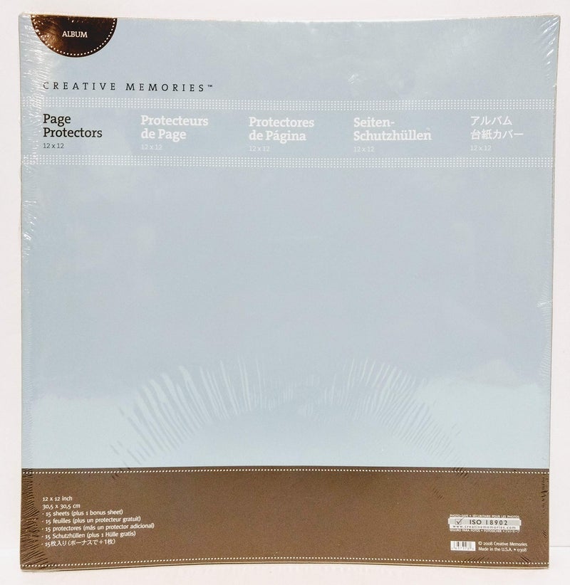 Creative Memories 12X12 Creative Memories Page Protectors Discontinued TRUE 12X12 