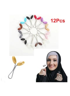 Set of twelve Hijab scarf women Turkish style clip pins - pzsku/ZBBA83A0990D8A2DEBBA3Z/45/_/1714572581/23487b45-8288-4b4f-b9ad-46e657ba827d