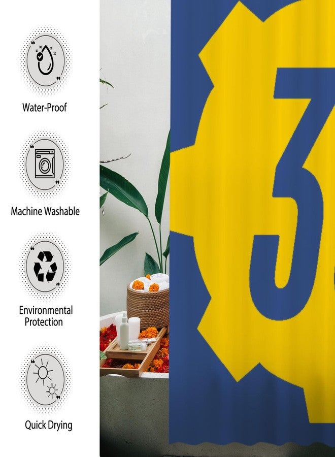 Funnytree Post-Apocalyptic Adventure Shower Curtain, Wasteland Wanderer Bathroom Decor, Waterproof Fabric Durable Easy Care Washable, 72"X72"(Hooks Not Included) SC00283-002 - Image 4